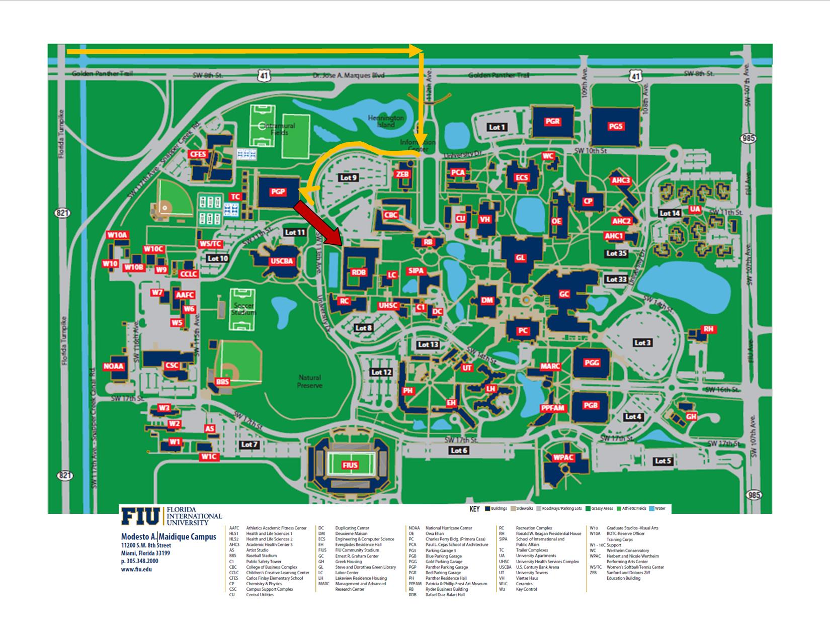 fiu modesto maidique campus map Fiu Mmc Map Darartesphb fiu modesto maidique campus map